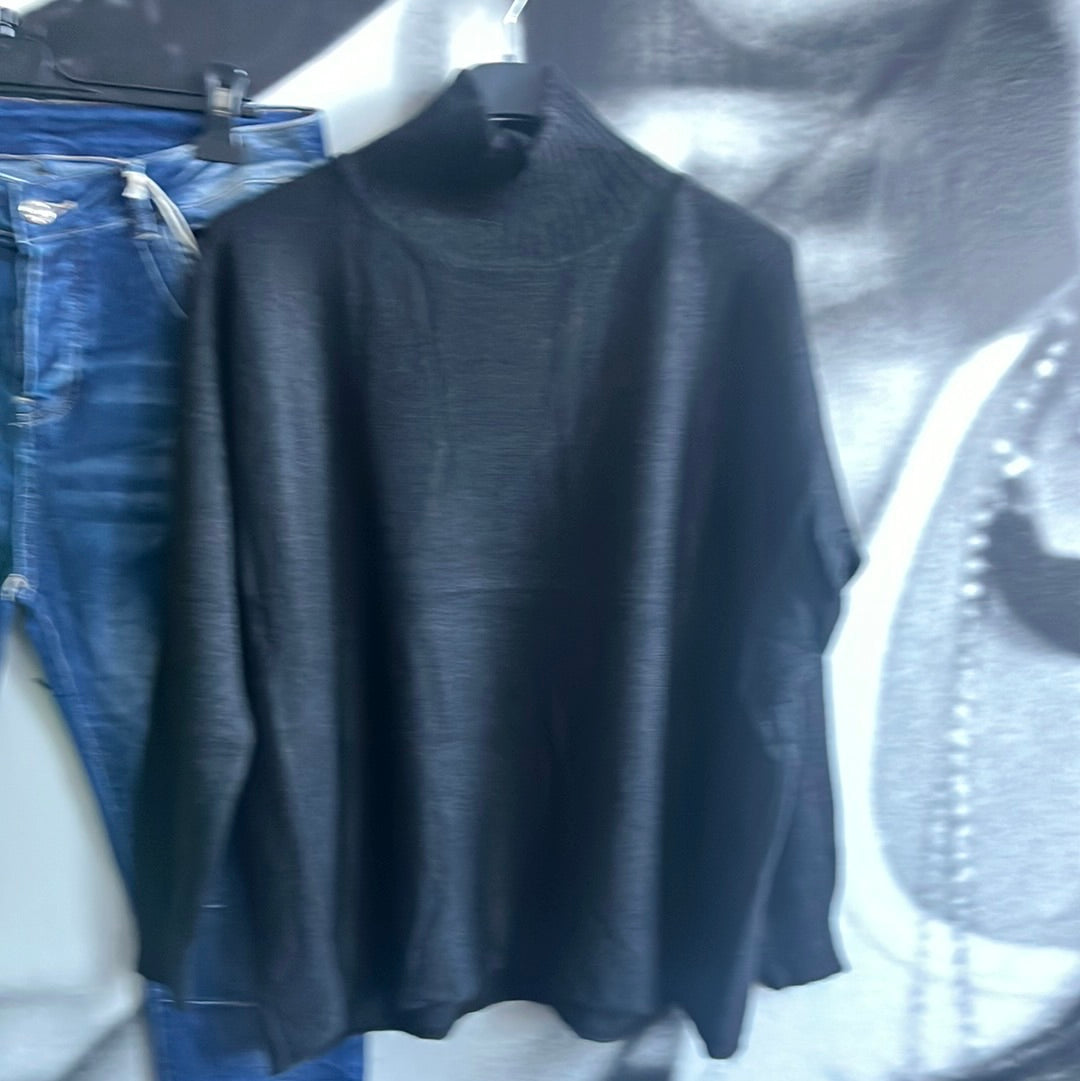 Strickpulli mit Stehbündchen