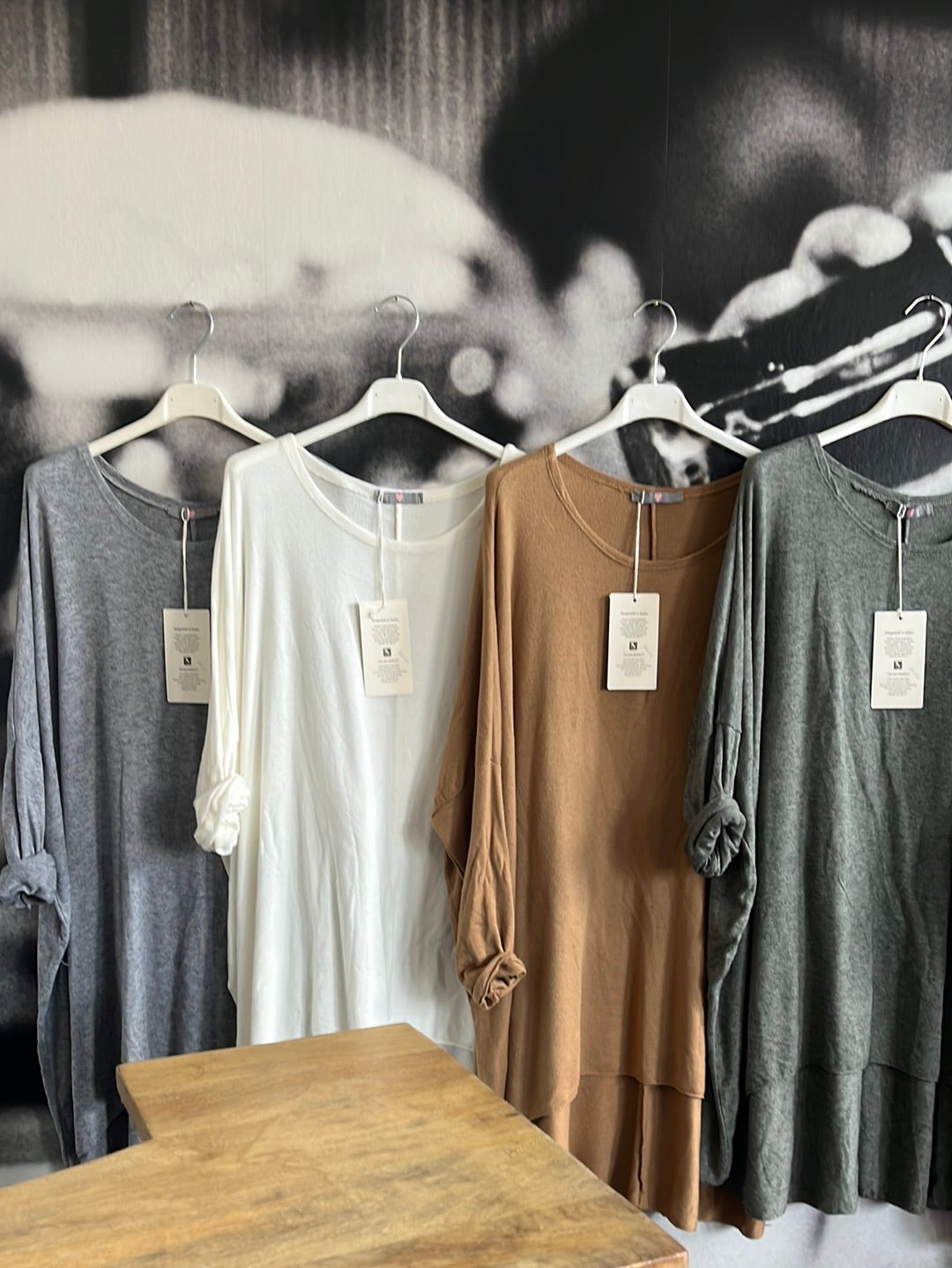 Shirt , Feinstrick Oversize BIG