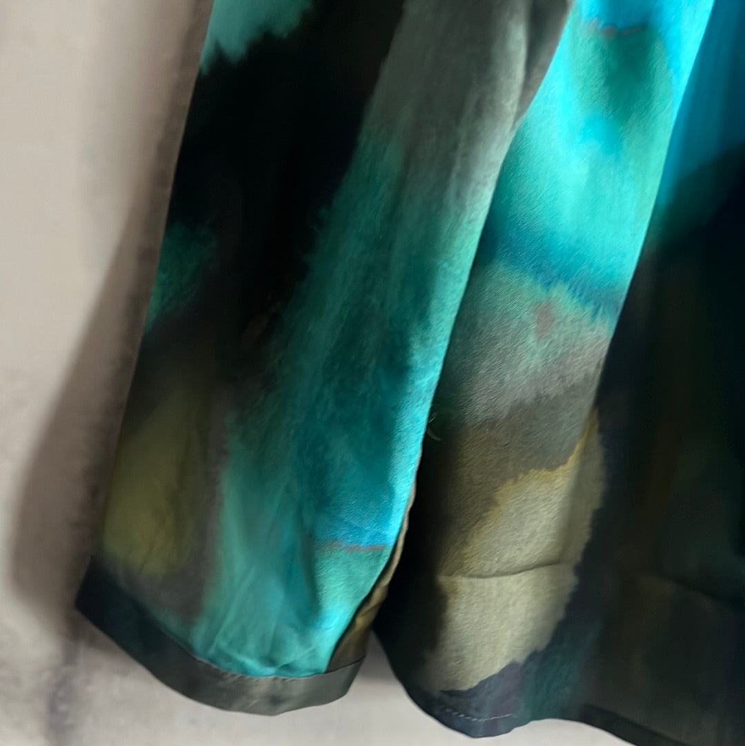 Bluse , navy aquarell, Emily van den Bergh