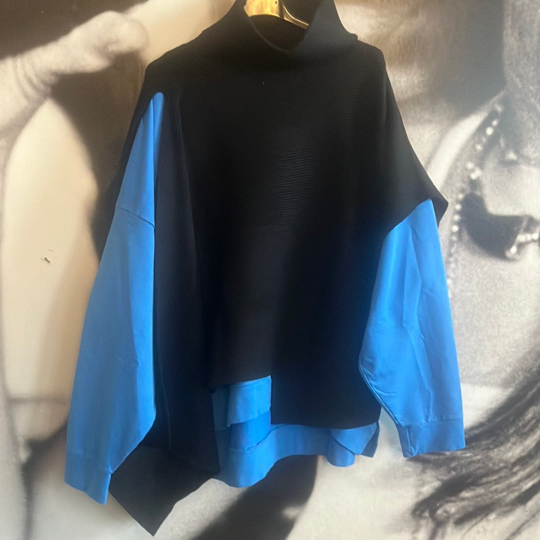 Poncho , schwarz