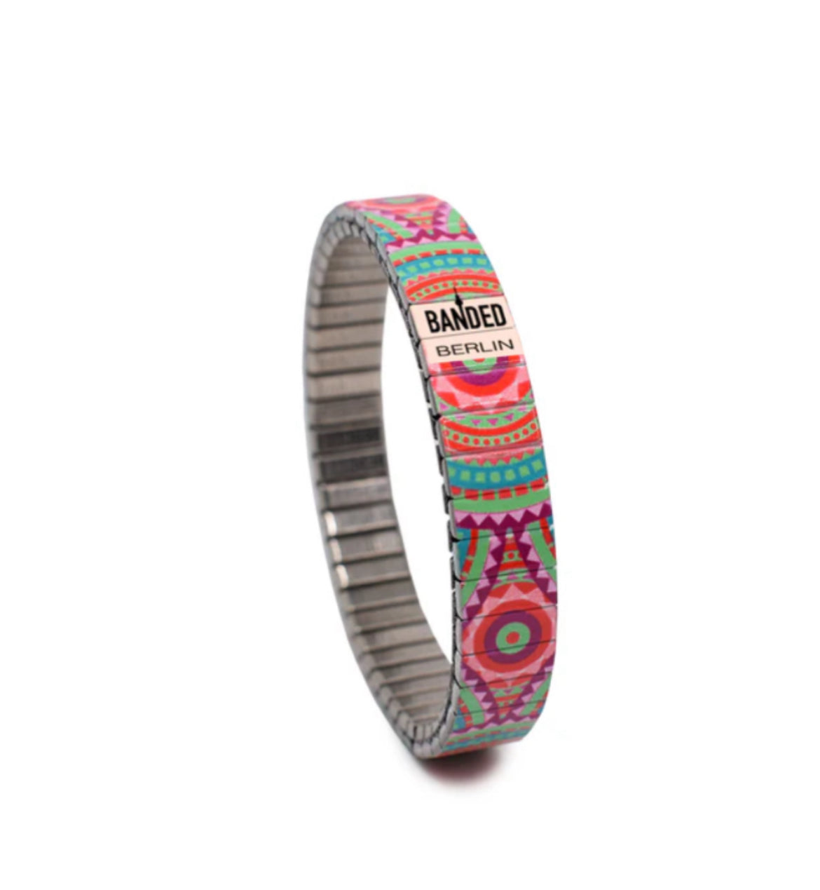 Armband , Indio pink , 10 mm, Banded