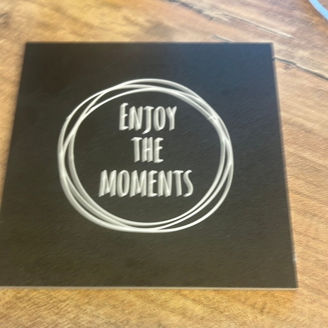 Untersetzer mit Spruch