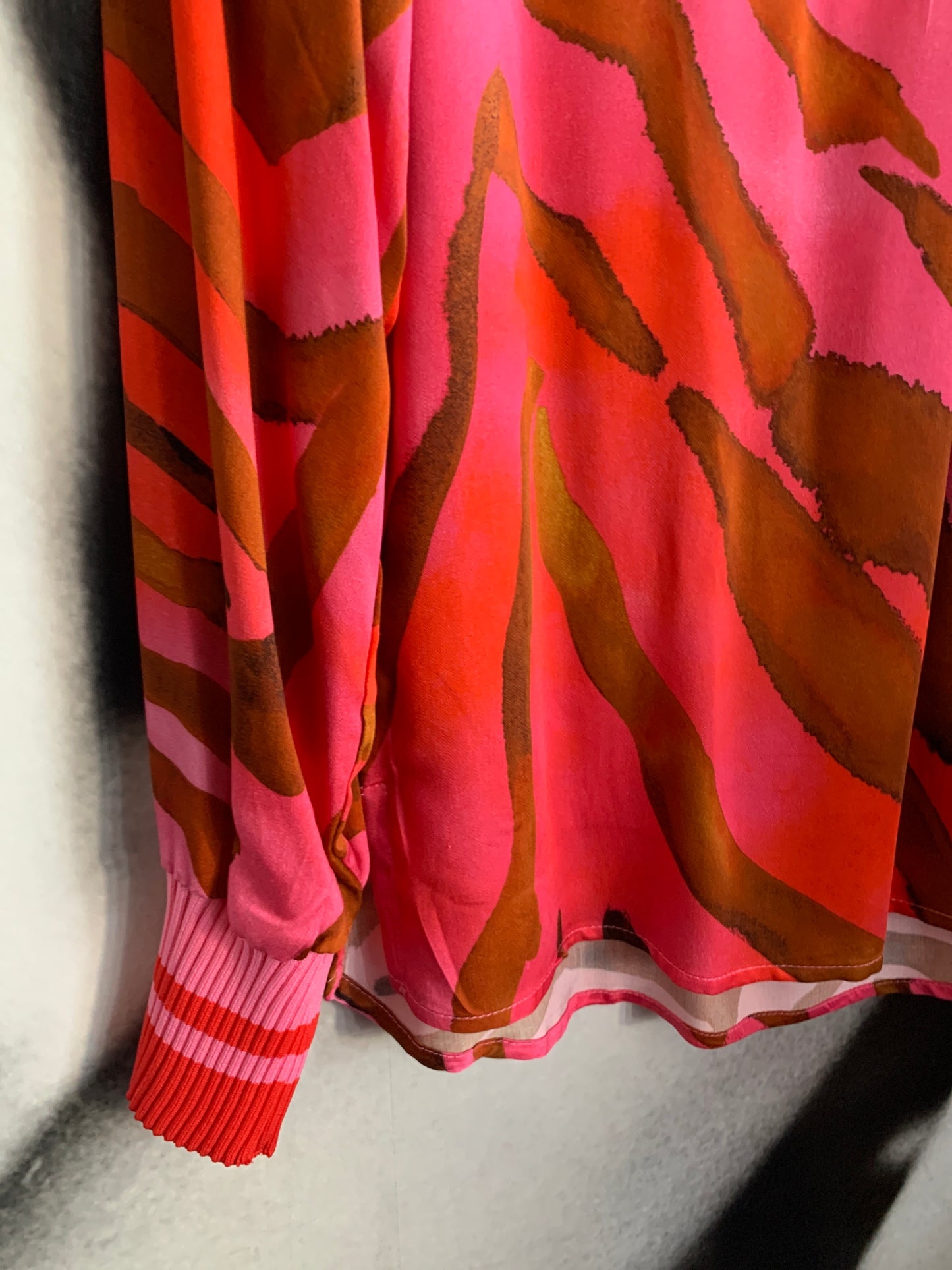 Bluse ,Zebra red/pink, Emily van den Bergh