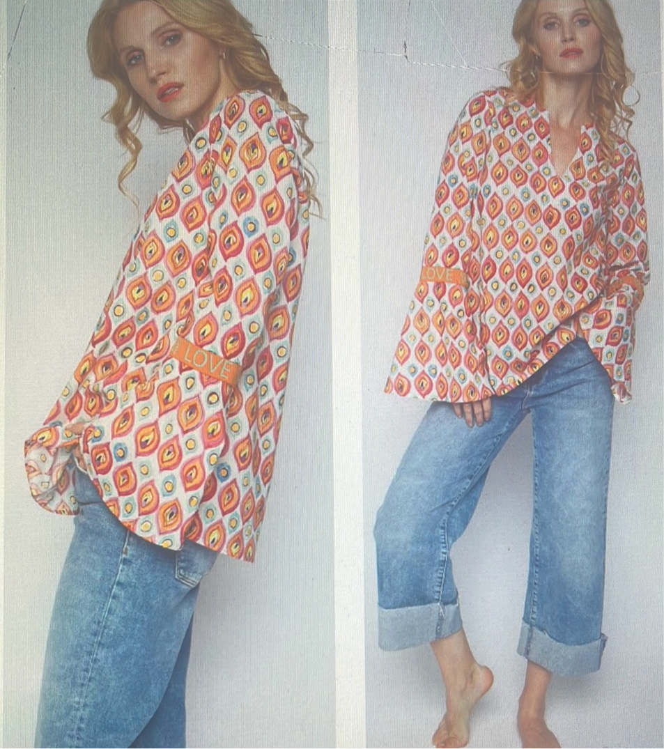 Bluse , Love ,Emily van den Bergh