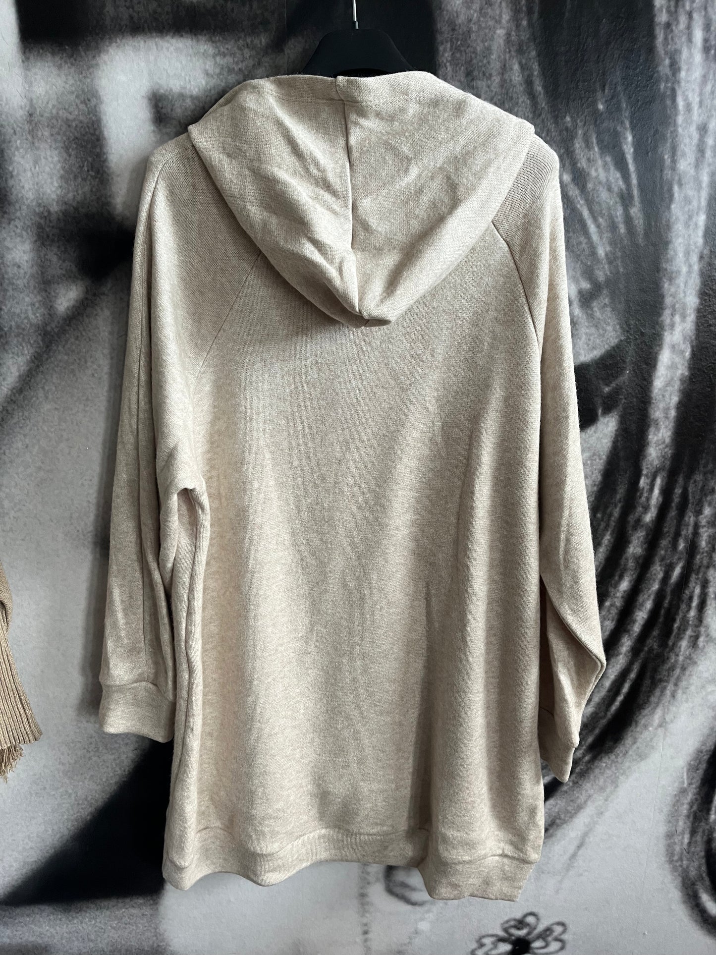 Hoodie, Kapuzenshirt , beige