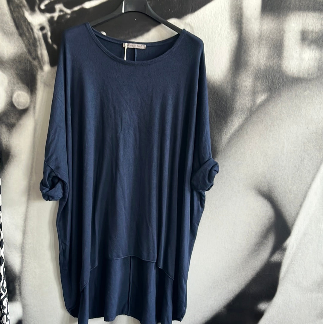 Shirt , Feinstrick Oversize BIG