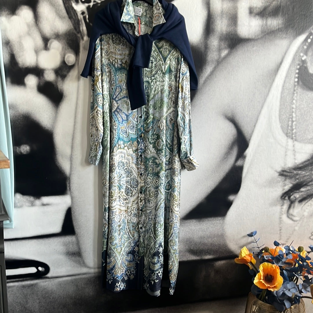 Kleid , Paisley Blue, Emily van den Bergh