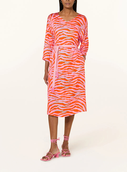 Kleid , pink Zebra, Emily van den Bergh