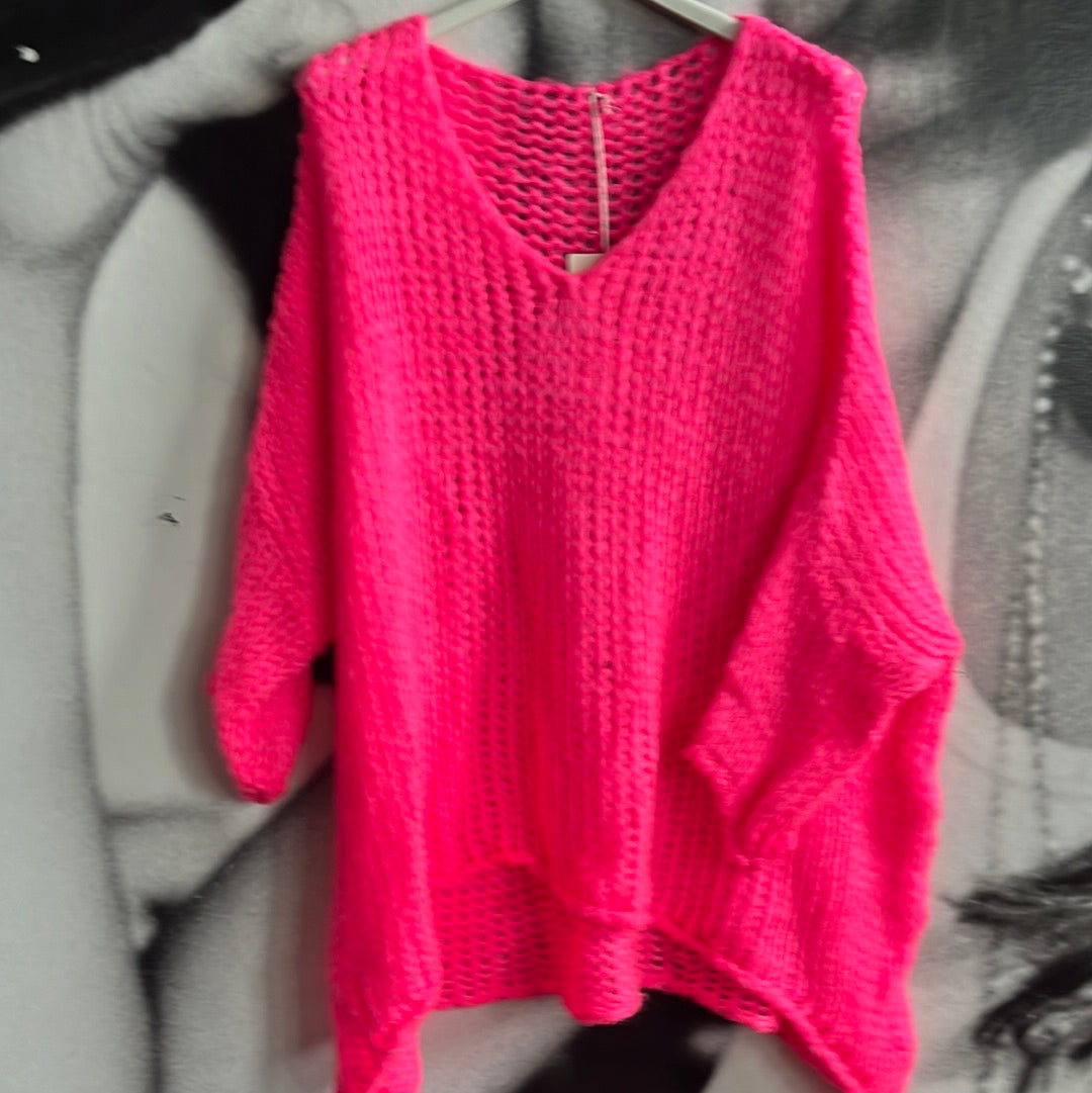 Strickpulli , grob gestrickt