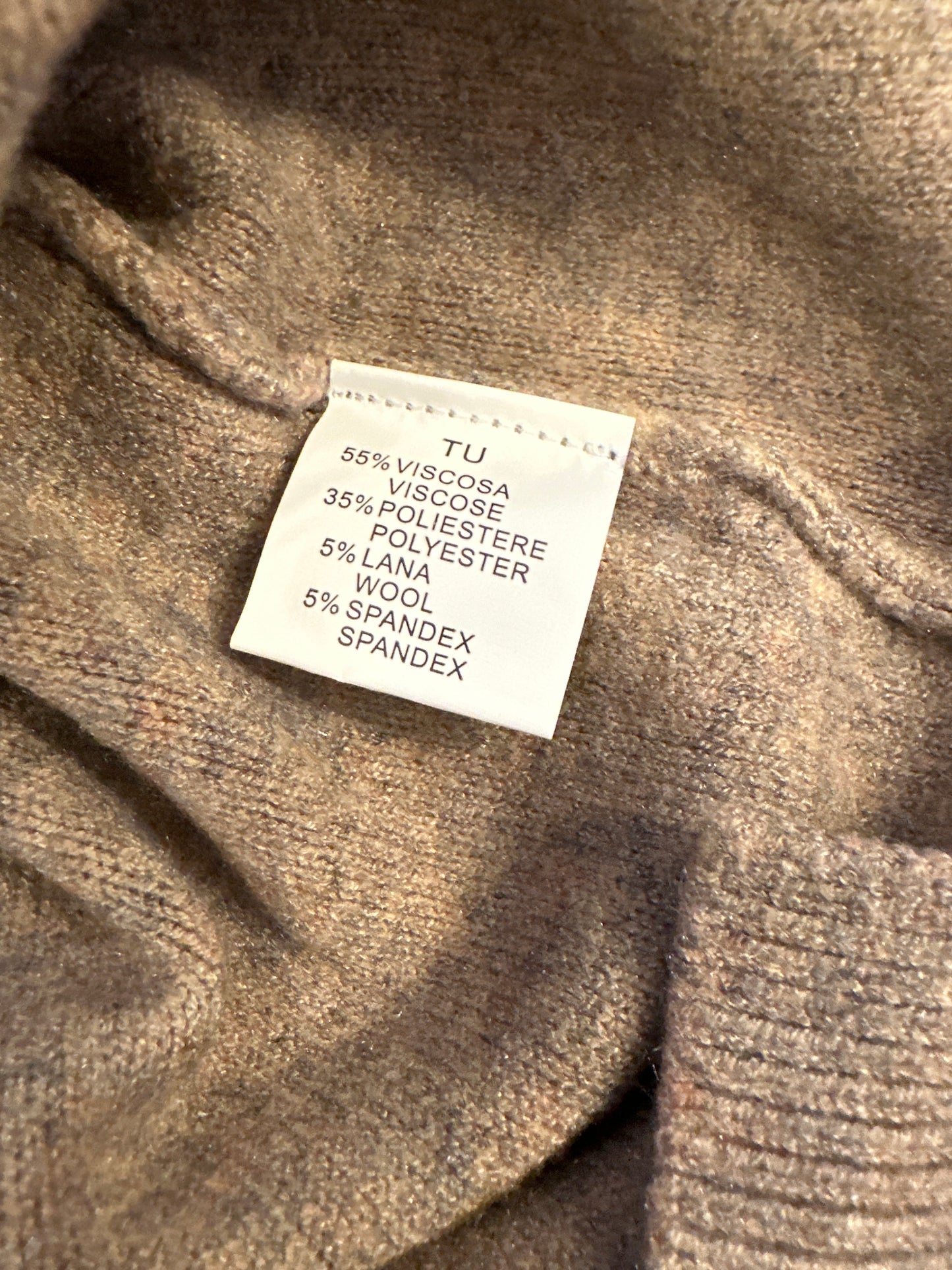 Strickpulli , Rollkragen, Viskosemix