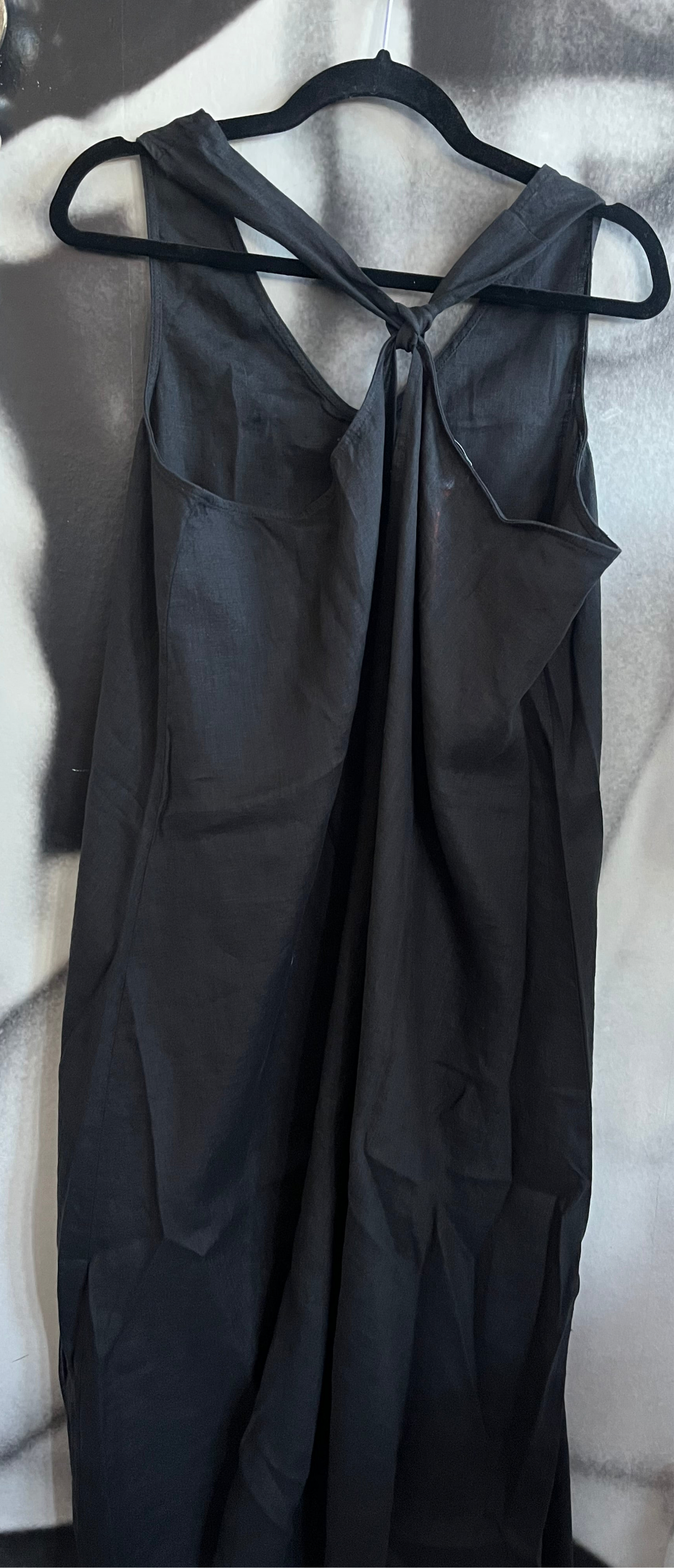 Kleid, uni, ohne Arm, Emily van den Bergh