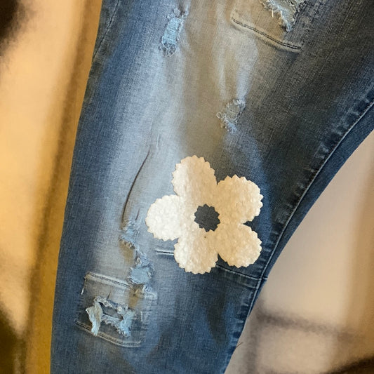 Jeans Blümchen 8087