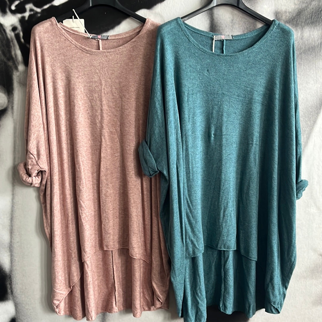 Shirt , Feinstrick Oversize BIG