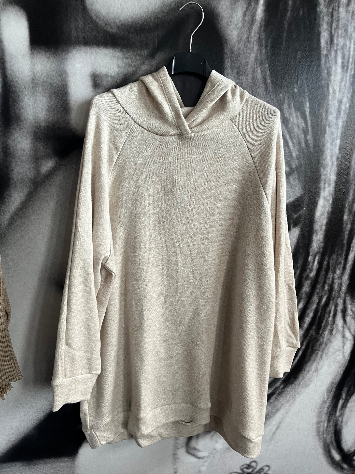Hoodie, Kapuzenshirt , beige