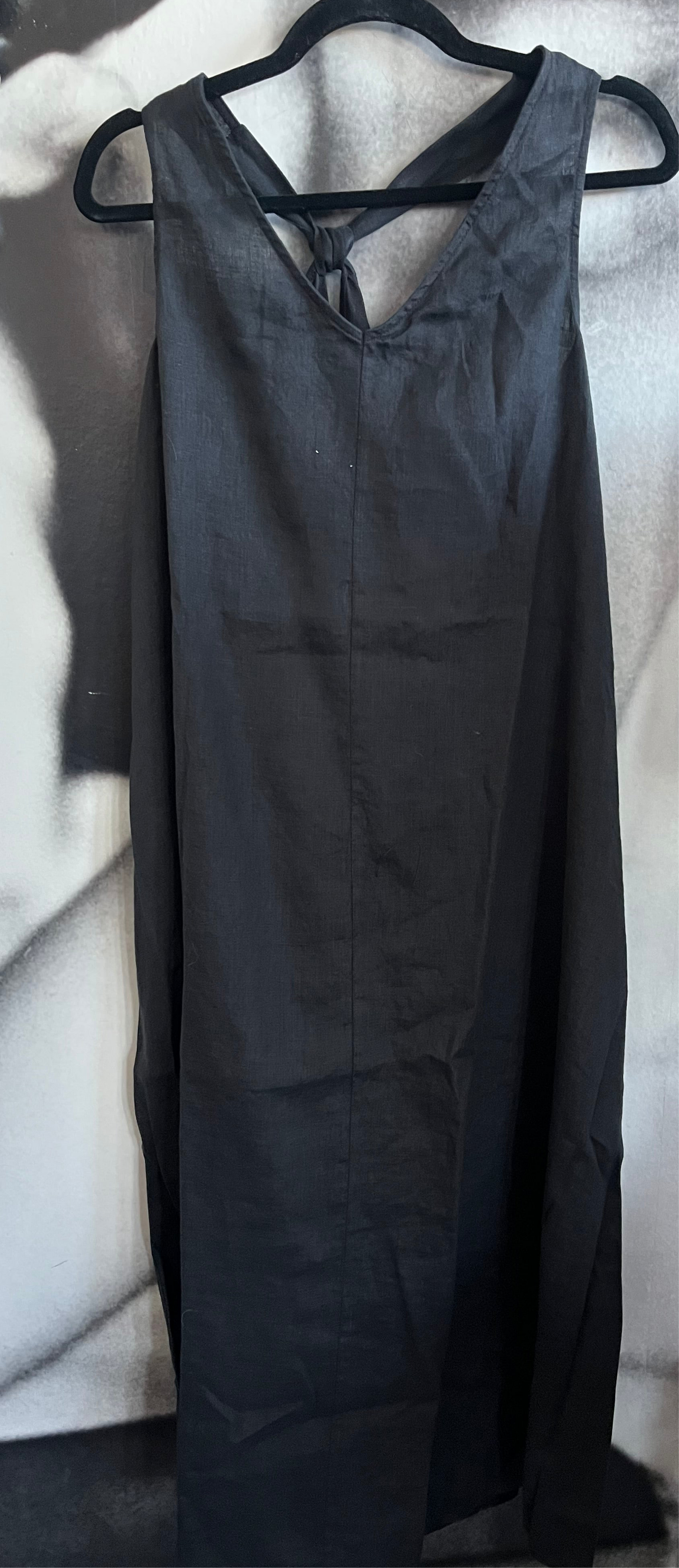 Kleid, uni, ohne Arm, Emily van den Bergh