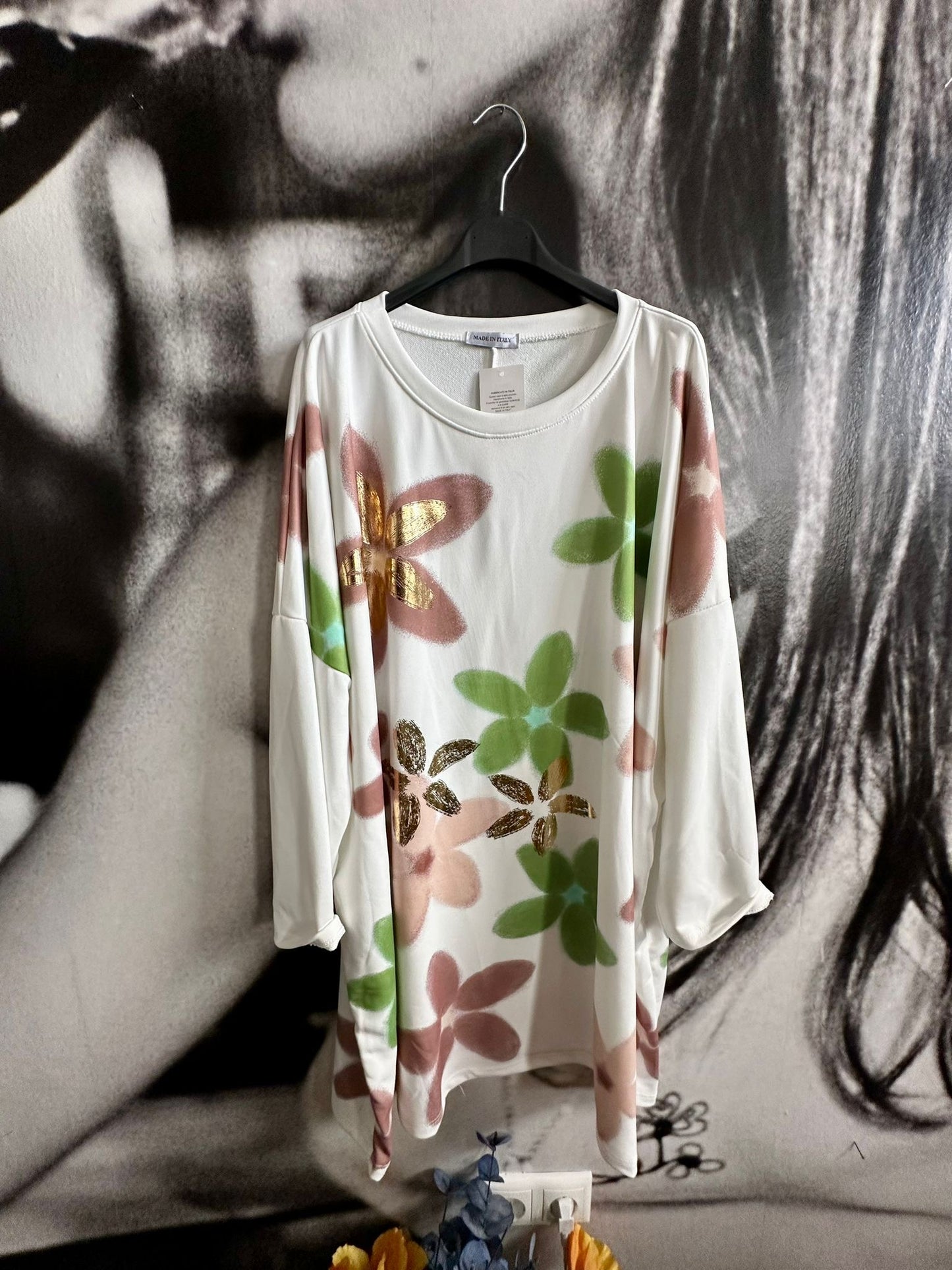 Tunika , Shirtkleid , Flower, BiG