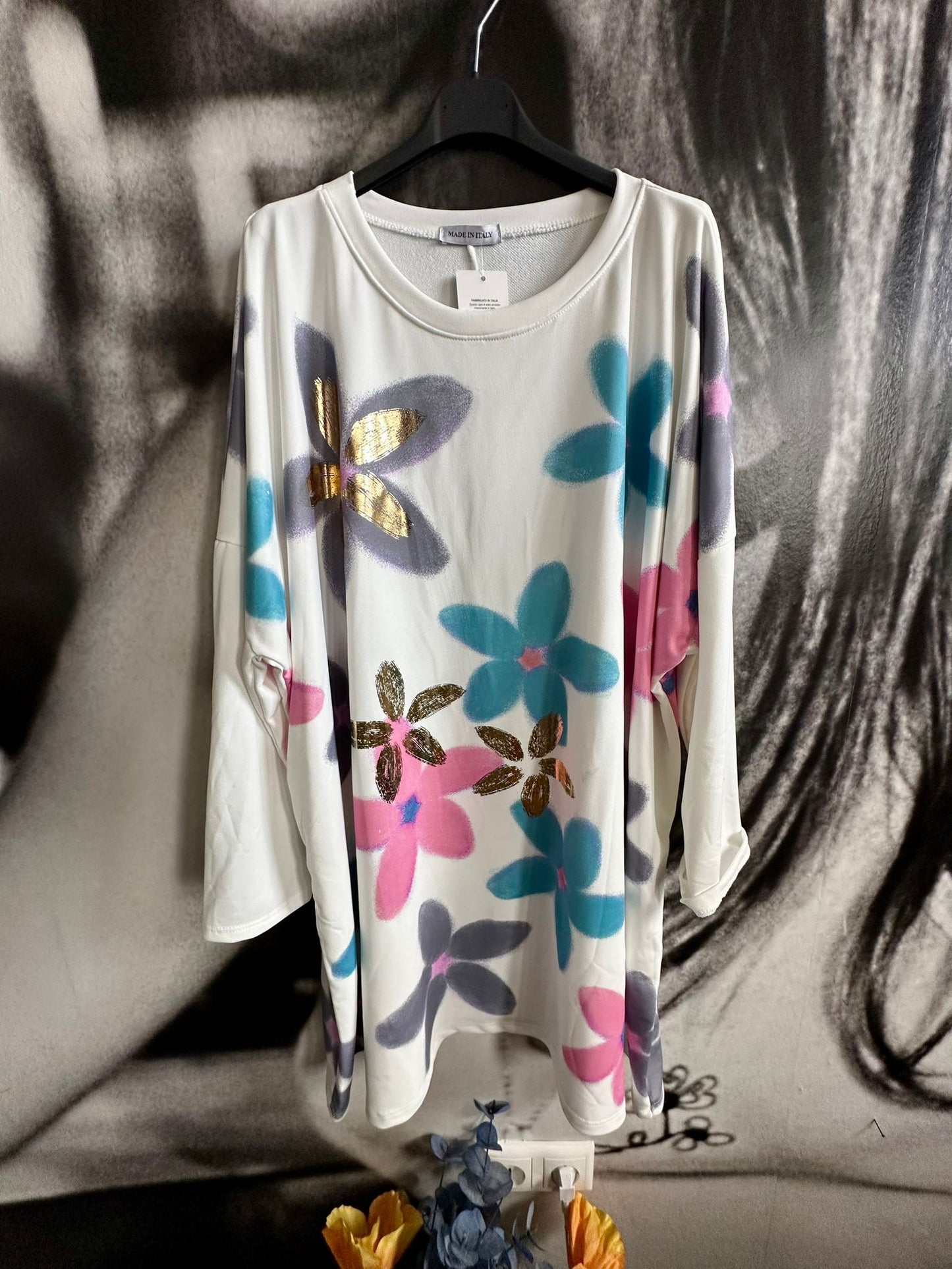 Tunika , Shirtkleid , Flower, BiG