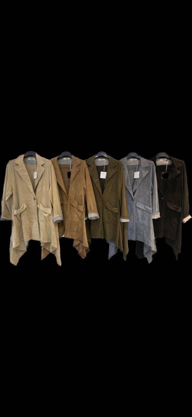 Jacke , Mantel, Waschleder Optik