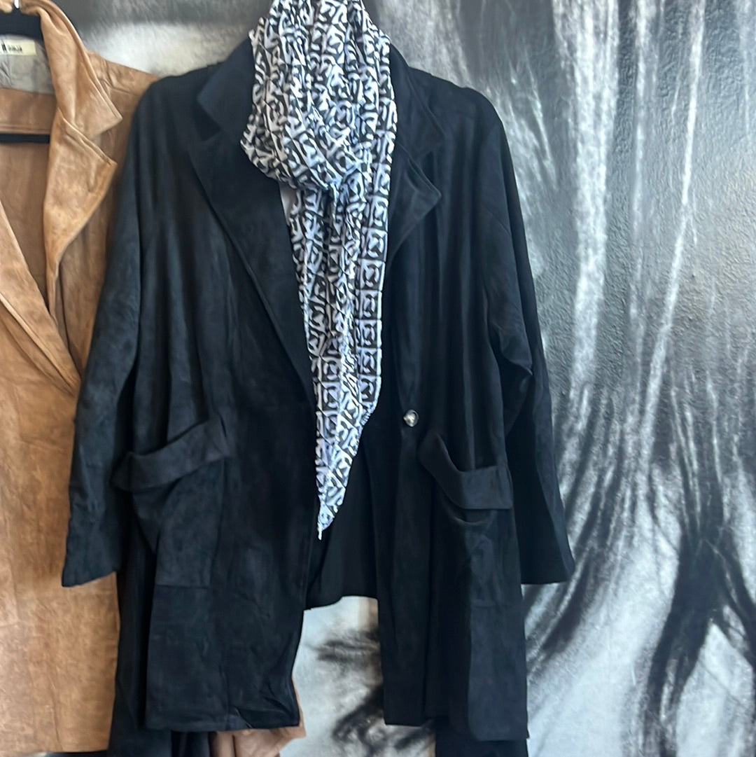 Jacke , Mantel, Waschleder Optik