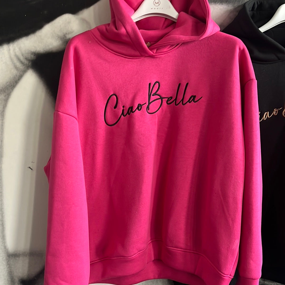 Hoodie, Sweat - Shirt , Ciao Bella,