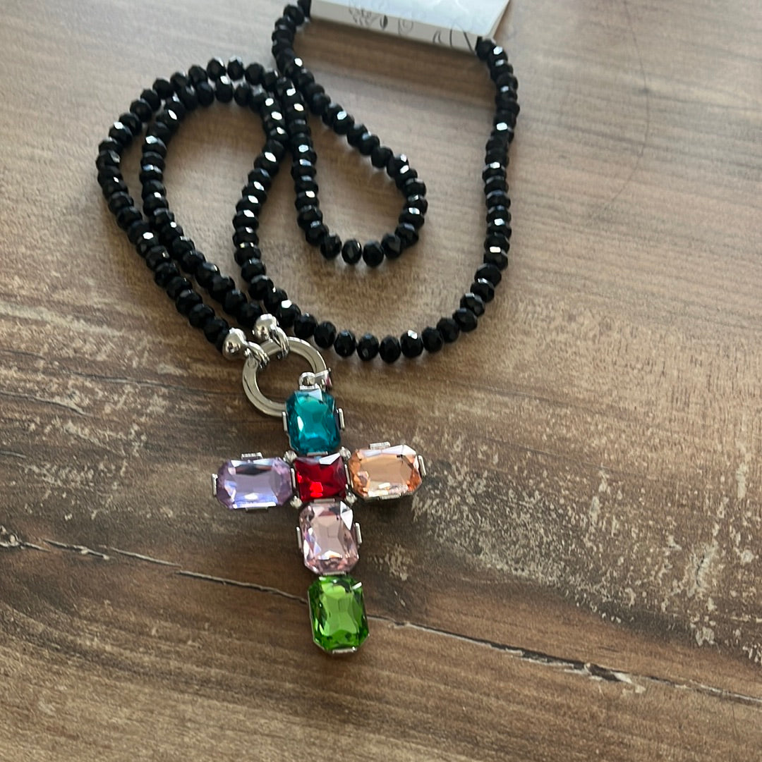 Kette Kreuz bunt