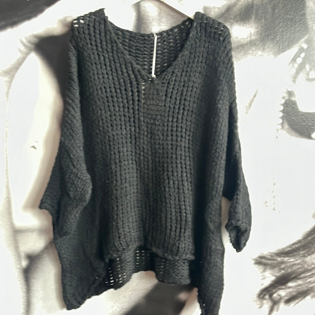 Strickpulli , grob gestrickt