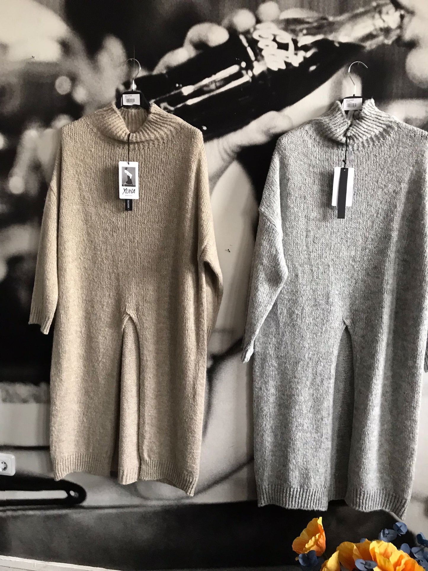 Strickpulli , long