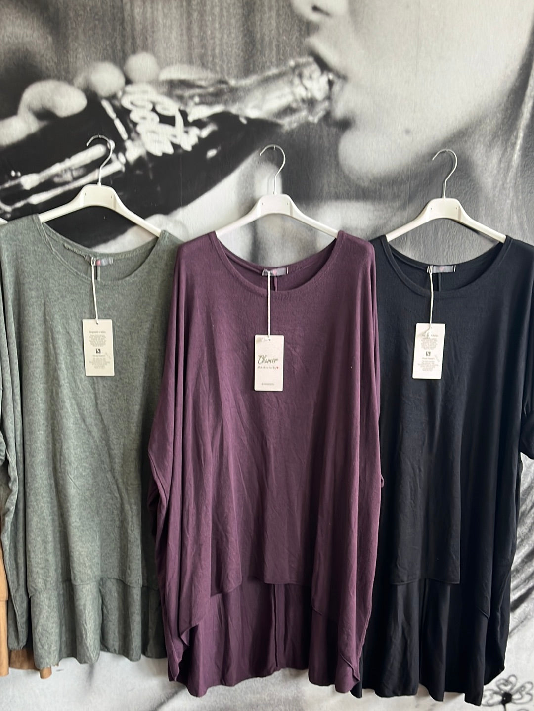 Shirt , Feinstrick Oversize BIG