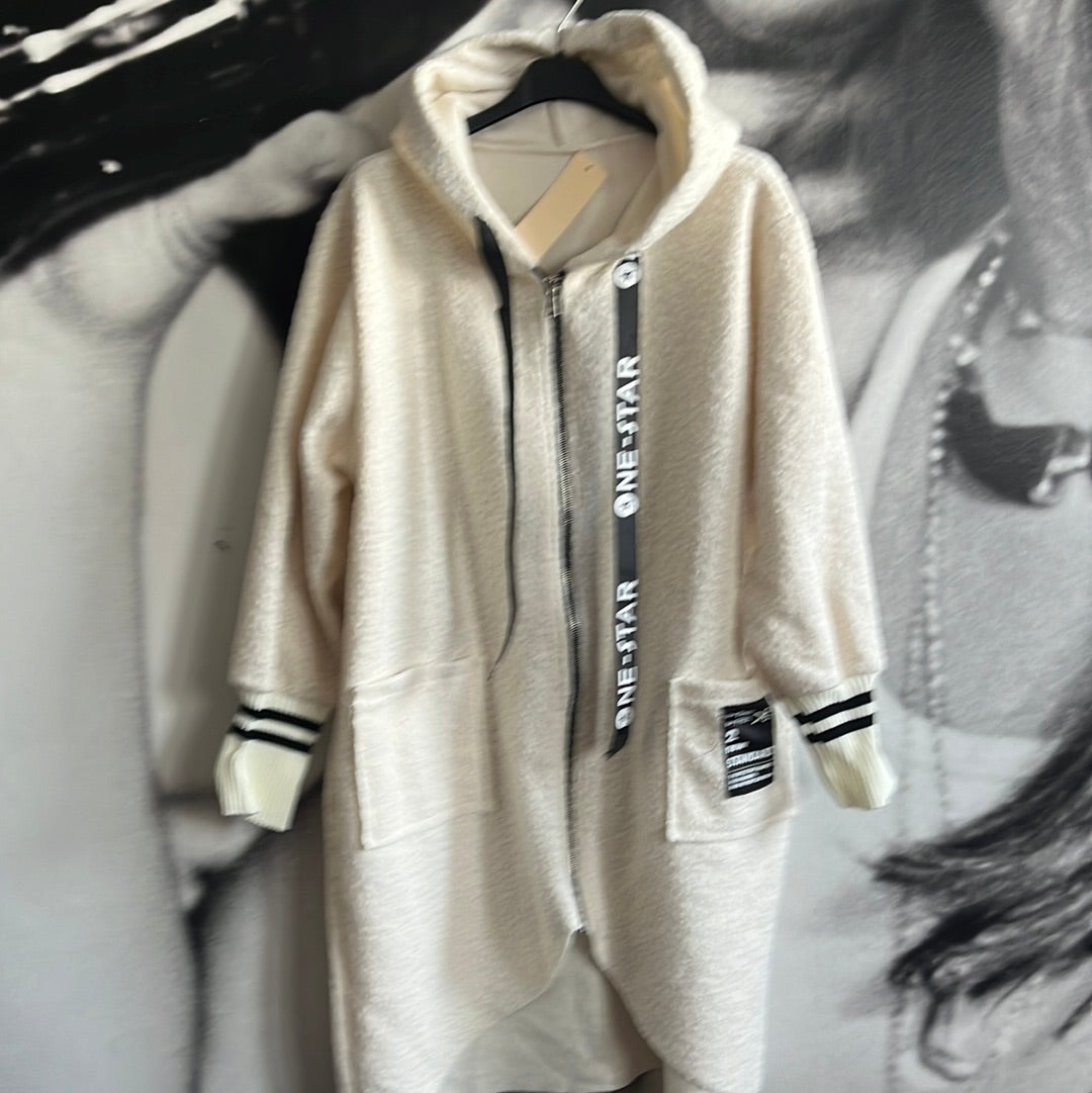 Jacke, Mantel, mit Bündchen