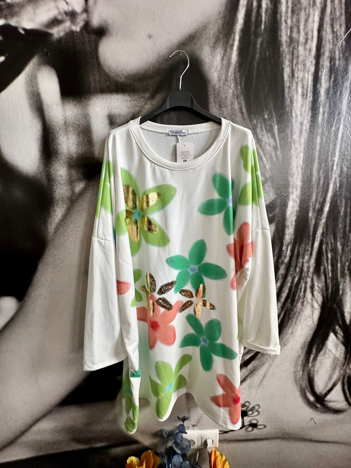Tunika , Shirtkleid , Flower, BiG
