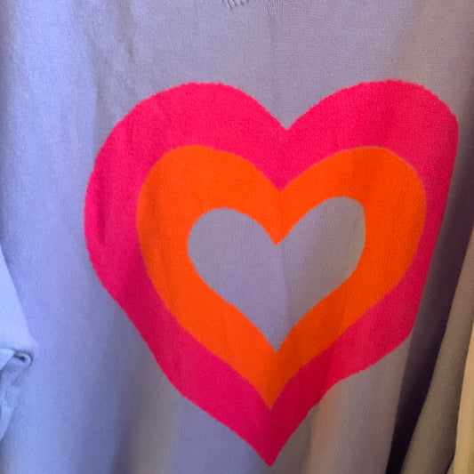 Pullover, Herz, Oversize