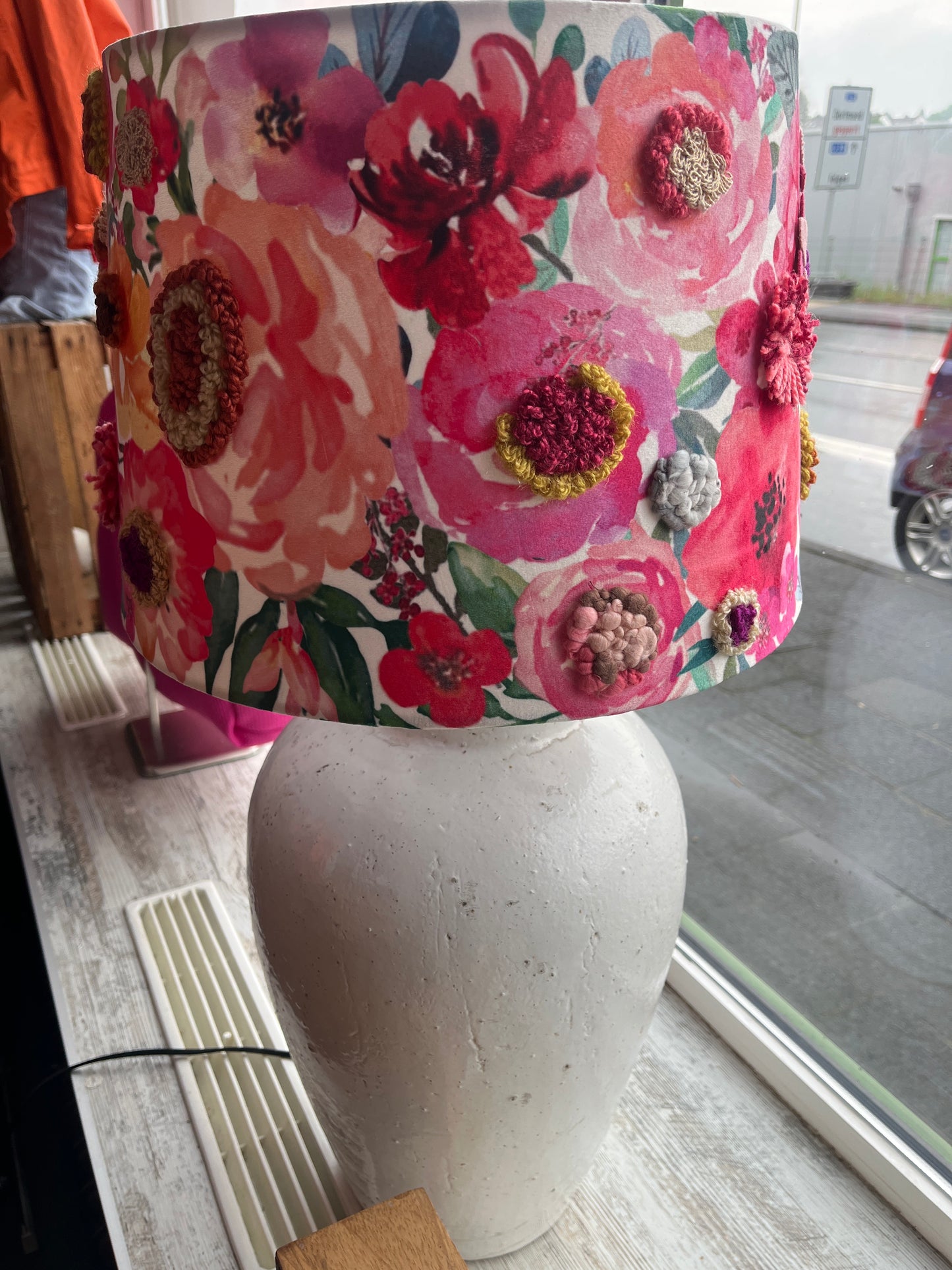 Lampenschirm, 35 cm , Handarbeit , ohne Ständer