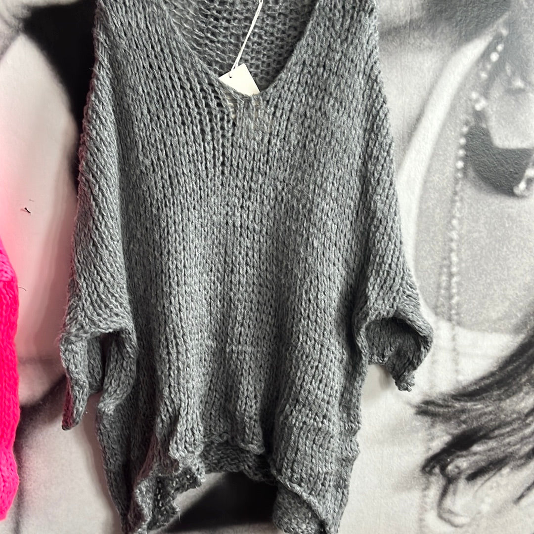 Strickpulli , grob gestrickt