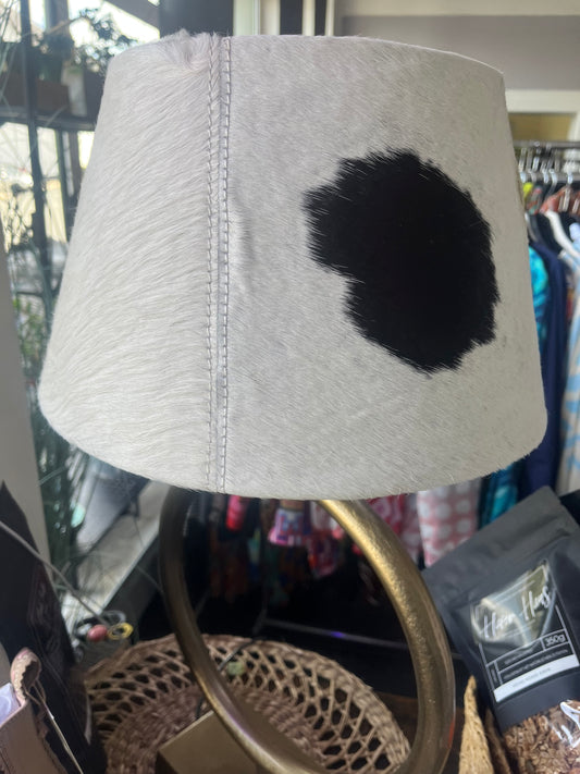 Lampenschirm Kuhfell gemustert, 30 cm ( ohne Ständer )