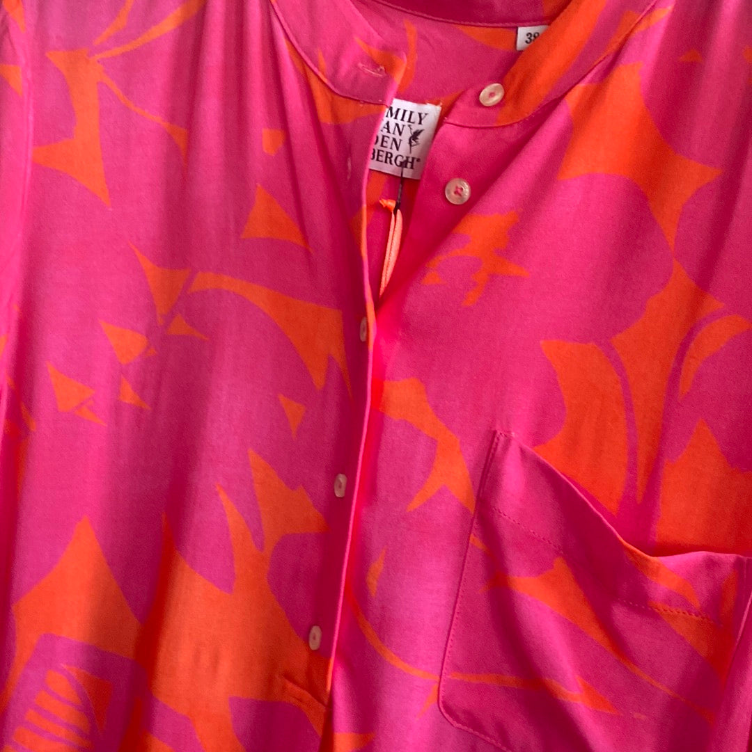 Kleid,Pink -Orange, 2 Variationen Emily van den Bergh