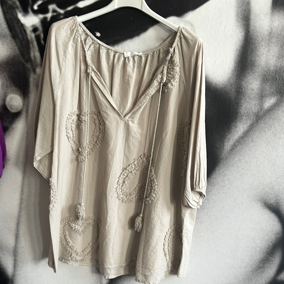 Bluse Herzilein