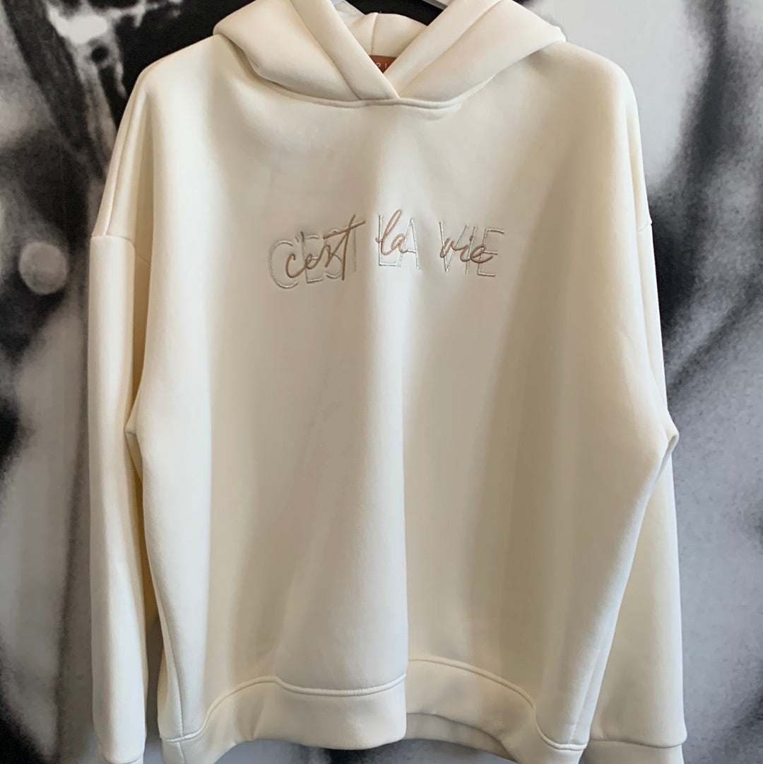 Hoodie, Sweat - Shirt , C‘est la vie, uni