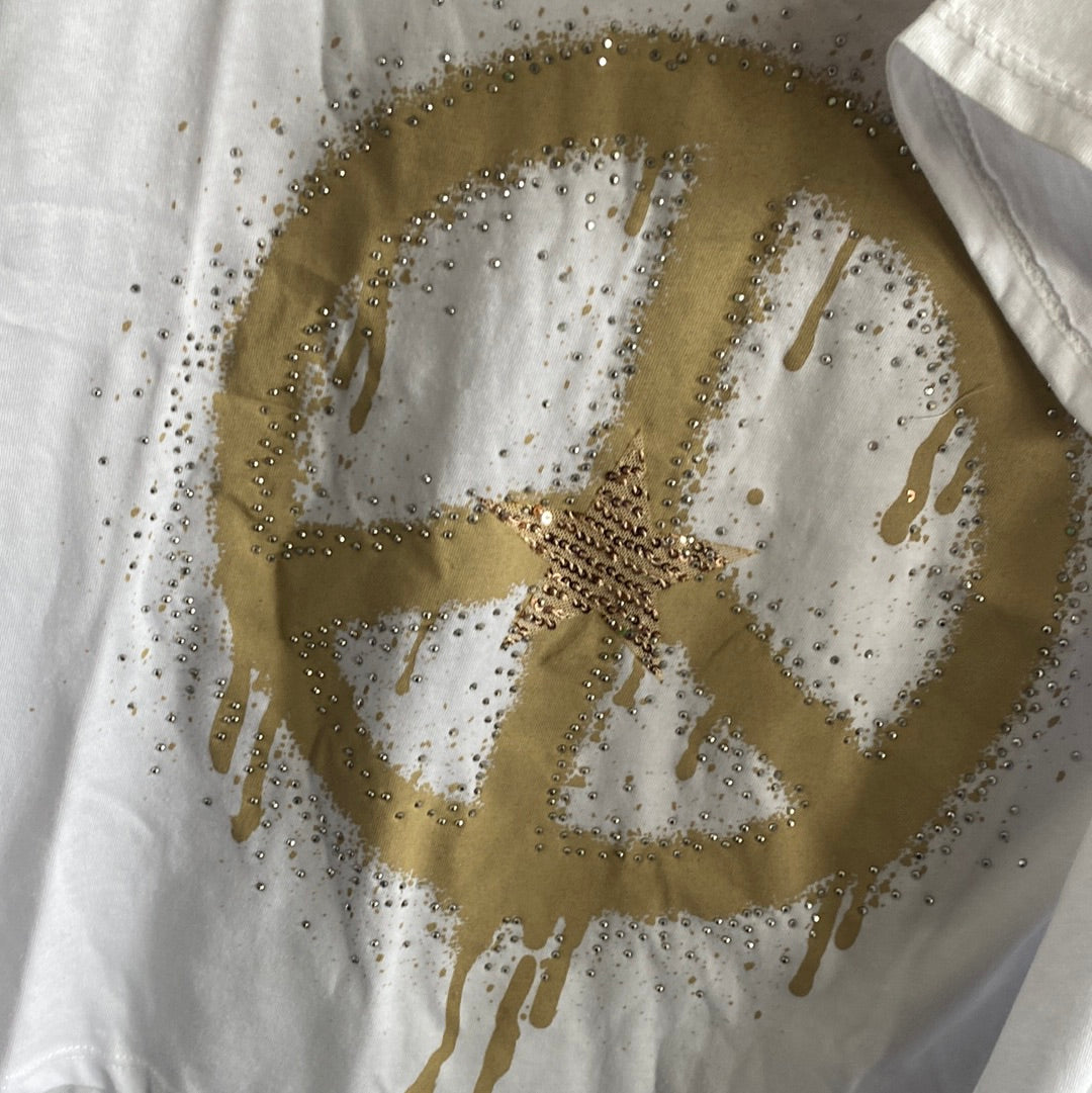 T - Shirt, Peace mit Stern