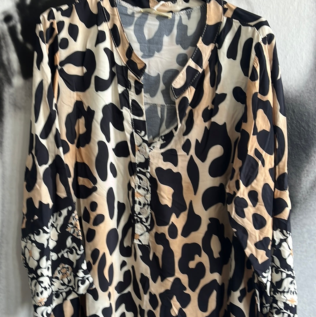 Hemdbluse, Kleid, Mustermix