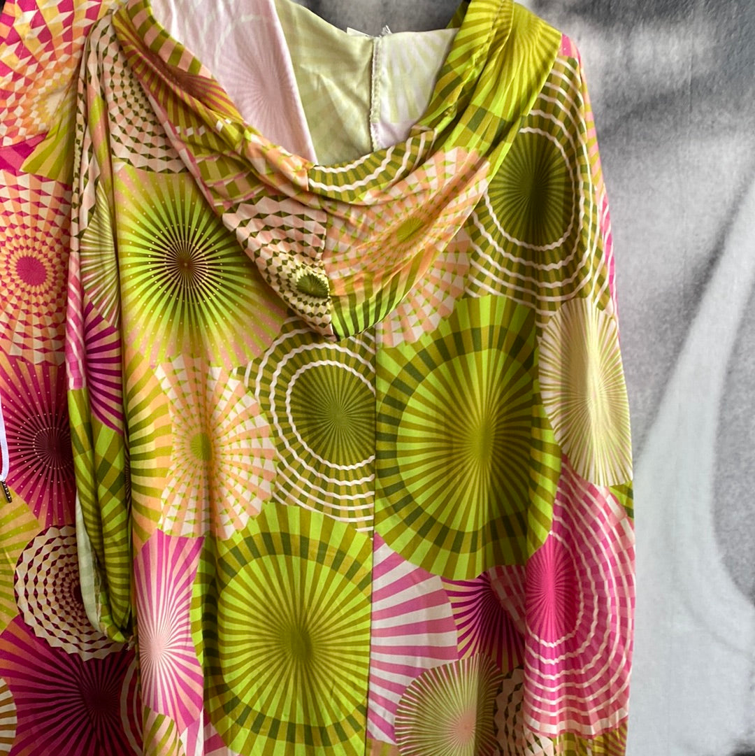 Shirt, Bluse mit Kapuze , Leinen