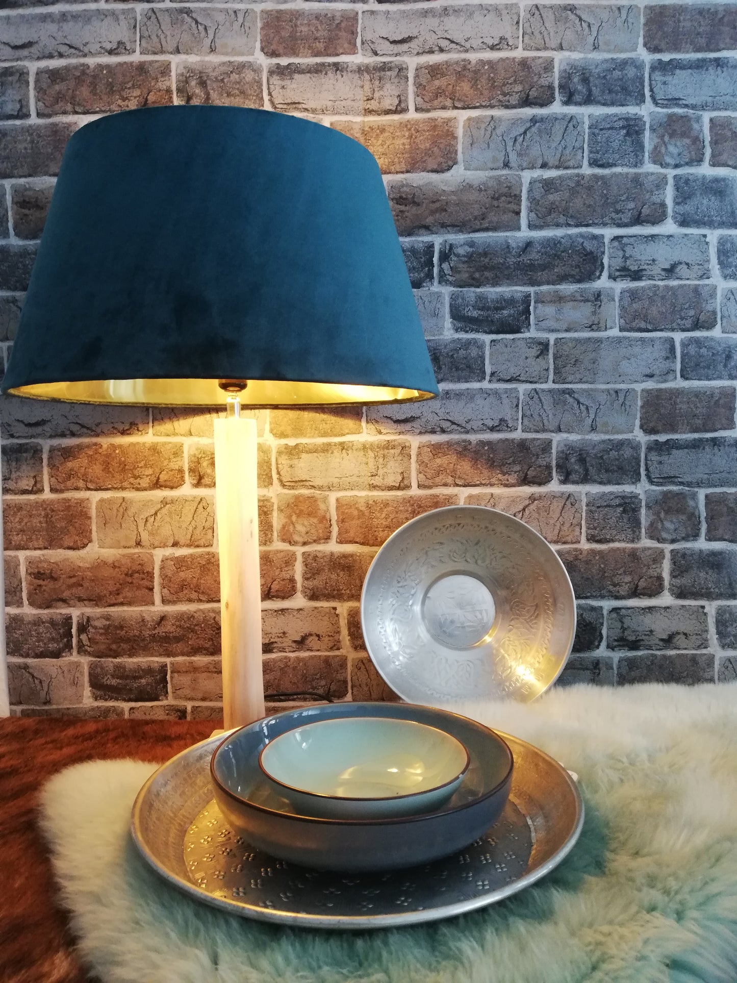 Lampenschirm groß 25 cm ohne Ständer