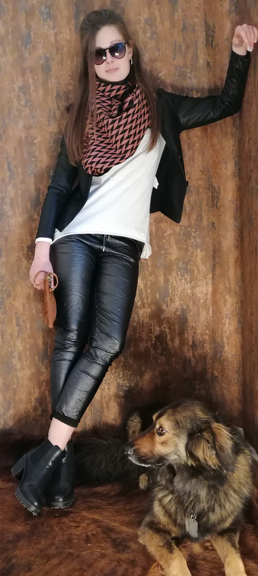 Blazer , Jacke, Lederimitat