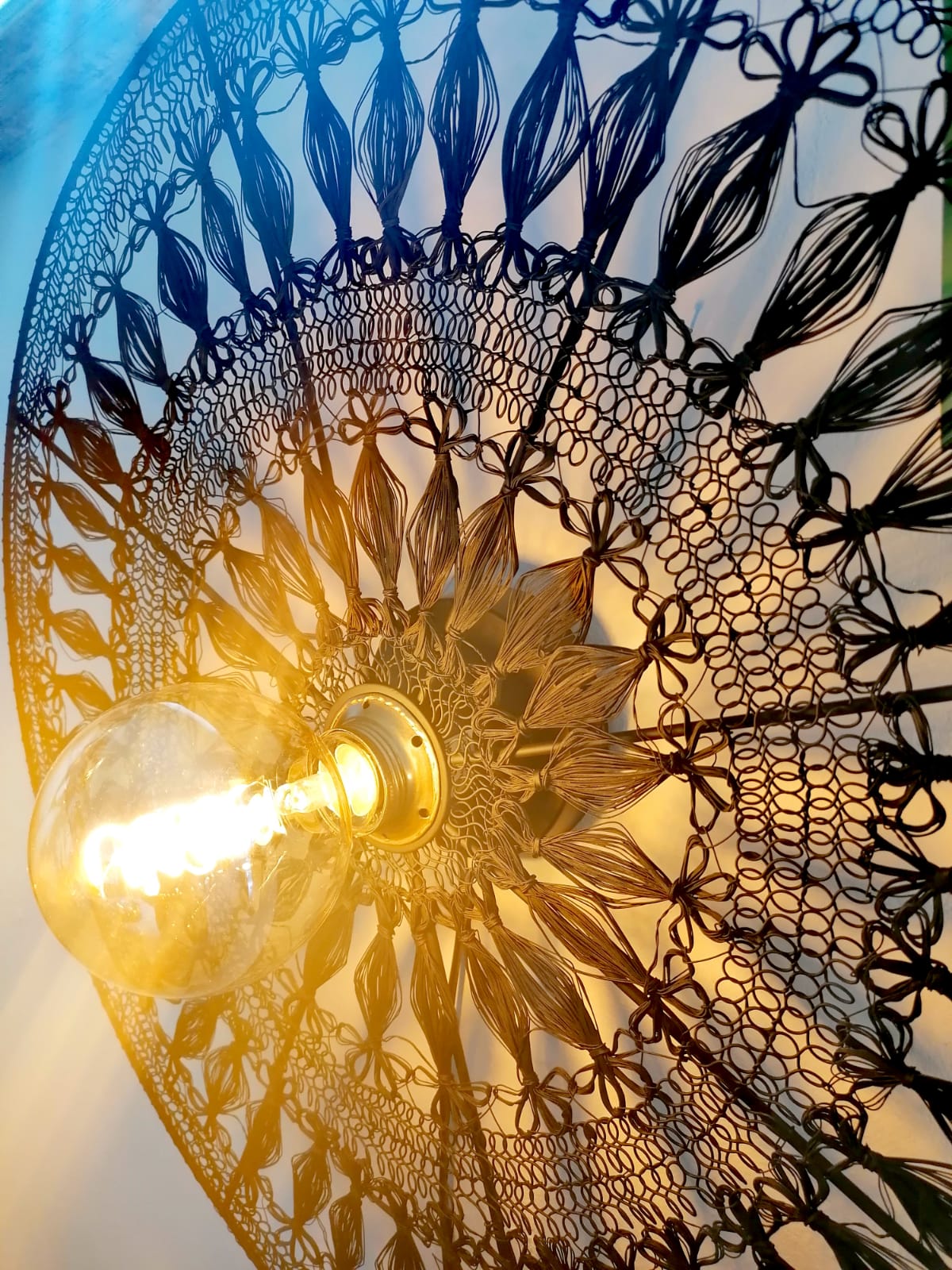 Wandlampe , oriental, rund