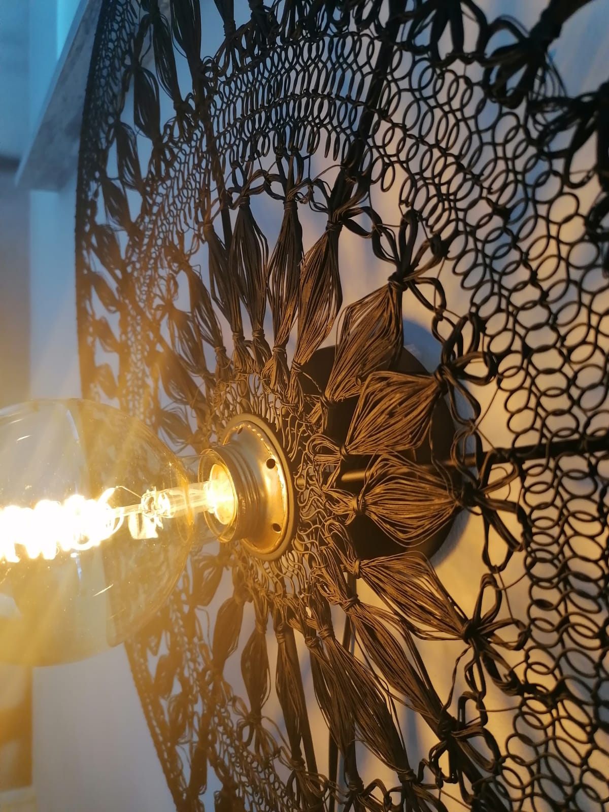 Wandlampe , oriental, rund