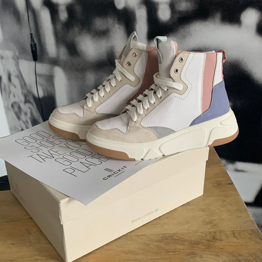 Schuhe / Sneaker , Crickit weiss/Rosa/lila