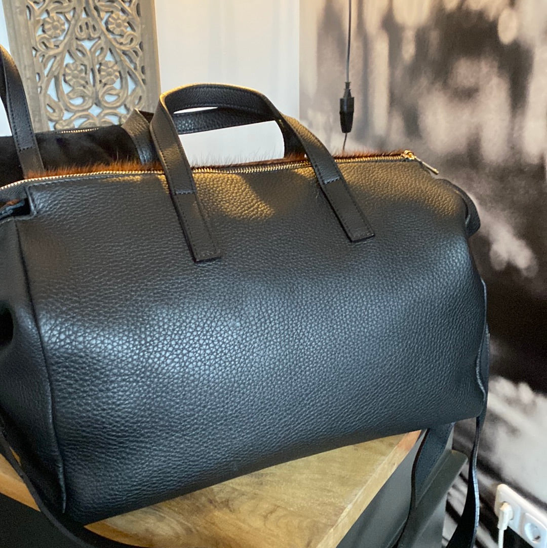Tasche mit Kuhfell