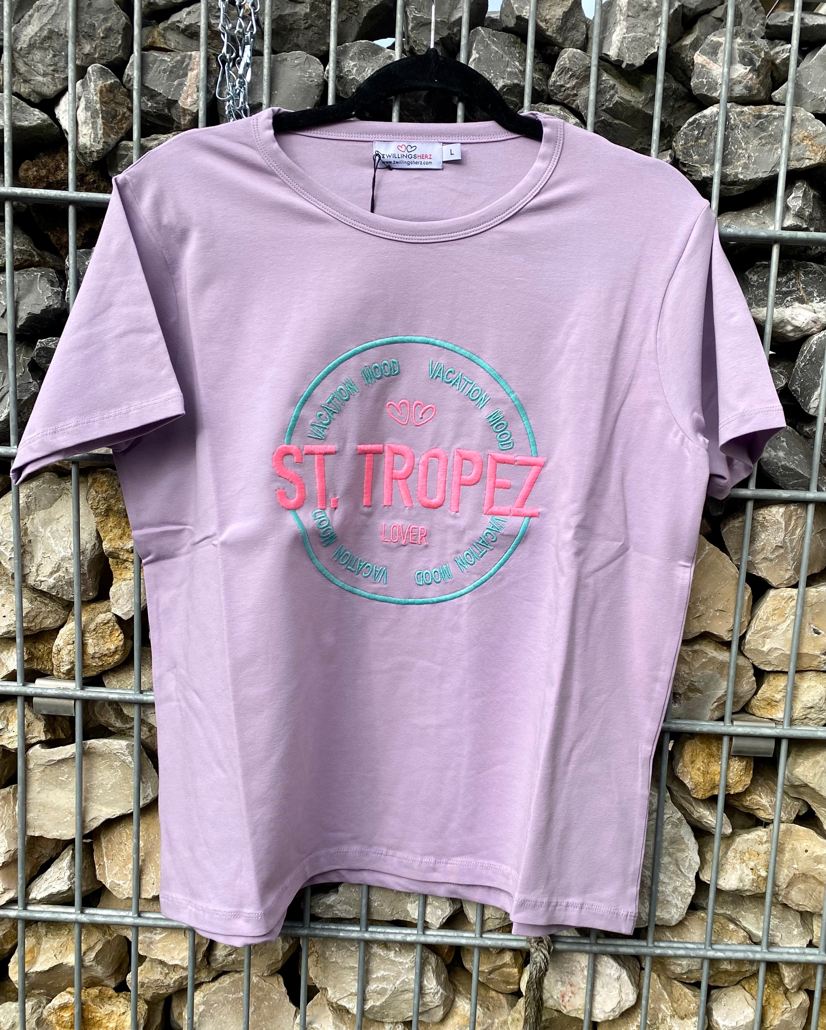 T - Homelike Zwillingsherz Place UG – Shirt, St.Tropez
