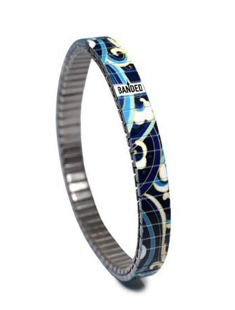 Armband , Wave 6 mm, Banded