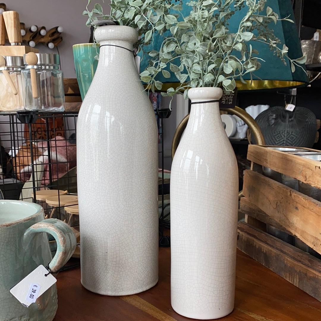 Flaschen , Vase , weiss – Homelike Place UG