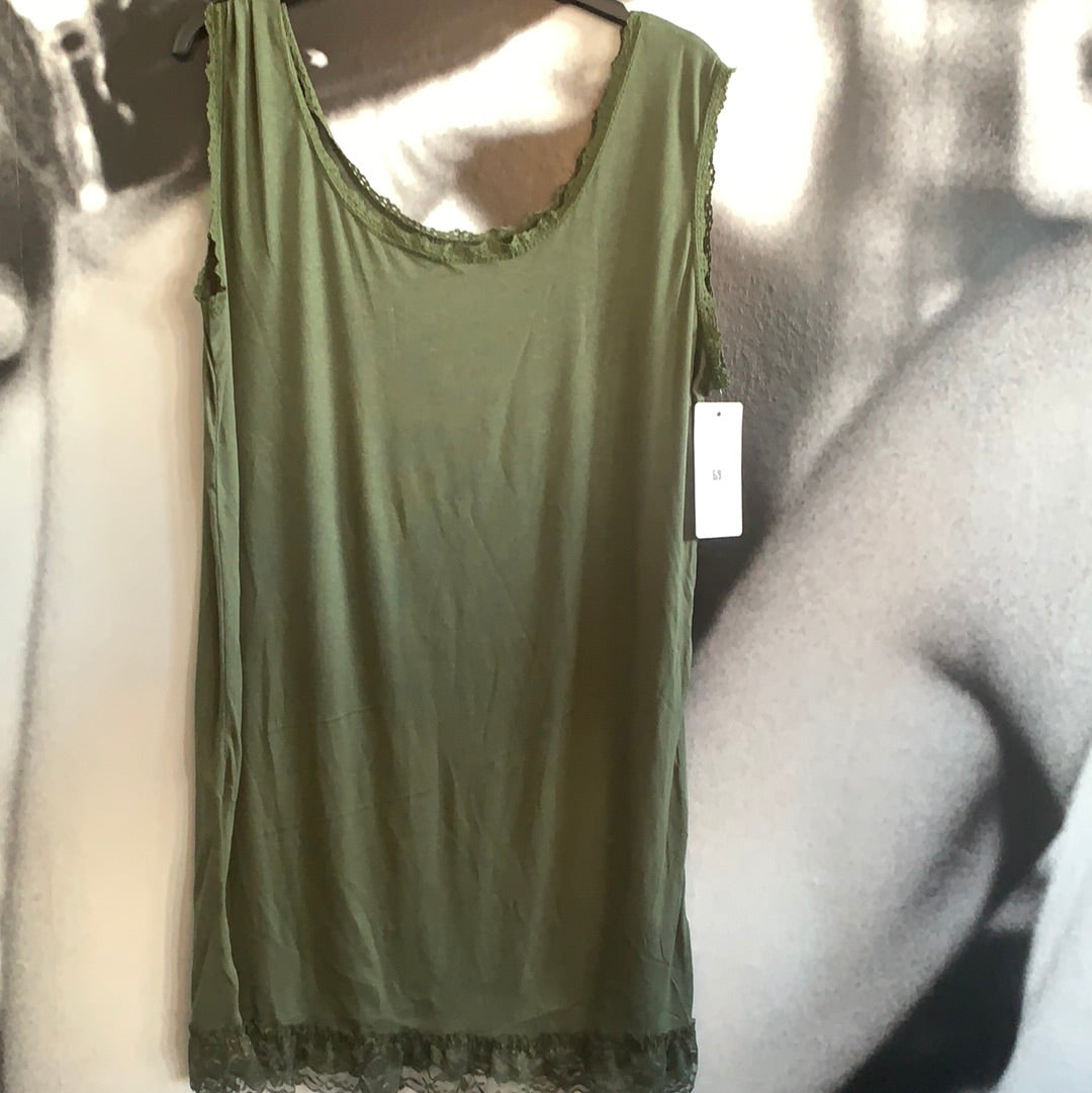 Top /Longtop mit Spitze